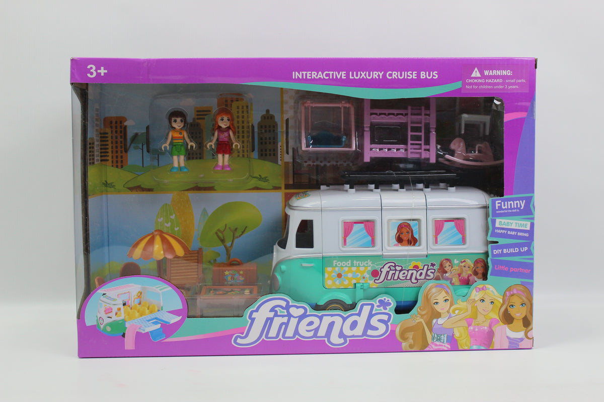Fashion Dollhouse Playset with Furniture - Ages 3+