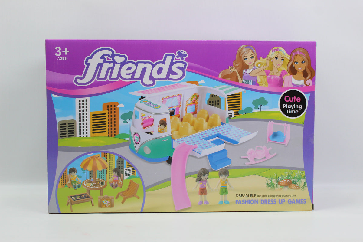 Fashion Dollhouse Playset with Furniture - Ages 3+