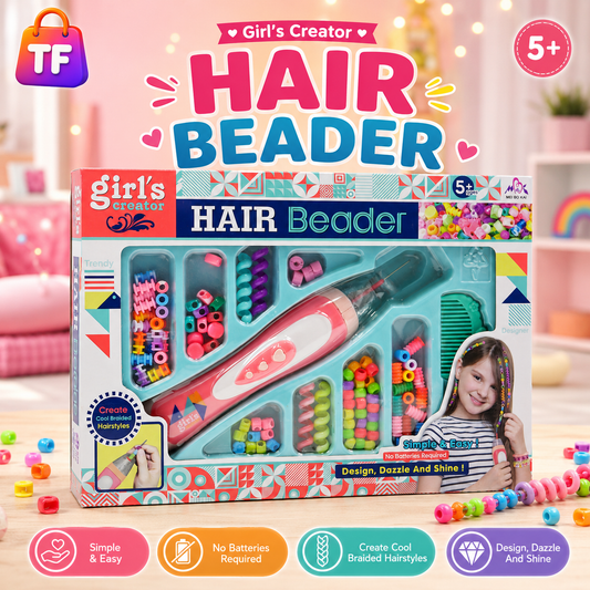 Fashion Hair Beader Activity Set for Kids