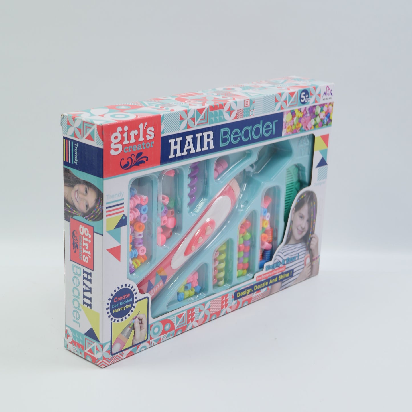 Fashion Hair Beader Activity Set for Kids
