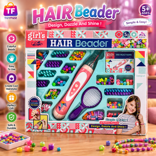 Fashion Hair Beader Styling Set for Kids