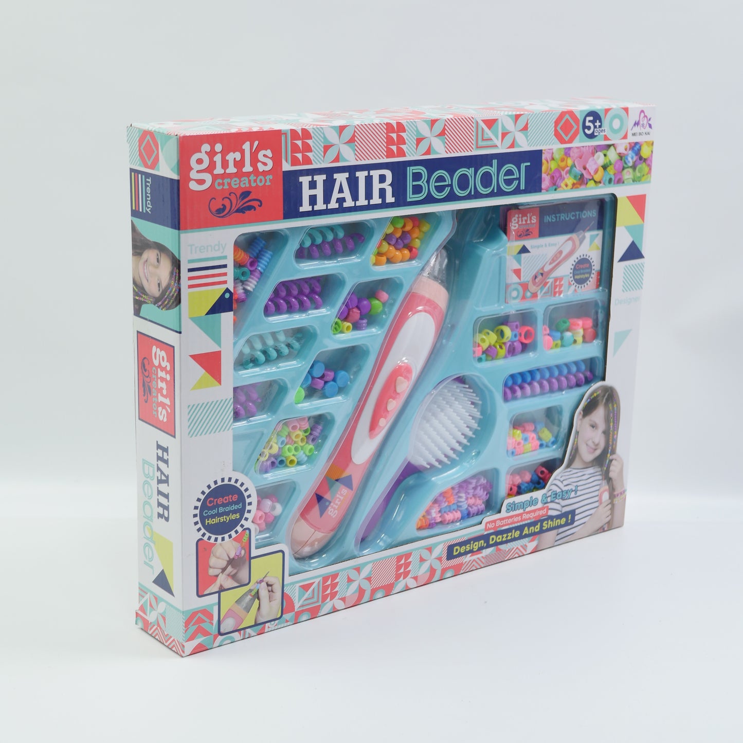 Fashion Hair Beader Styling Set for Kids