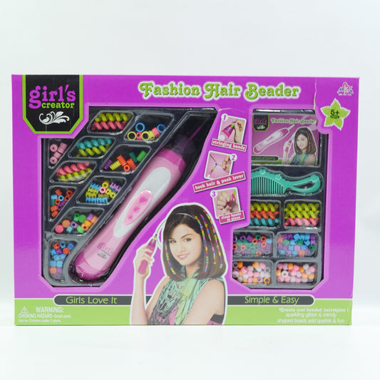Fashion Hair Beader and Bead Activity Set for Kids