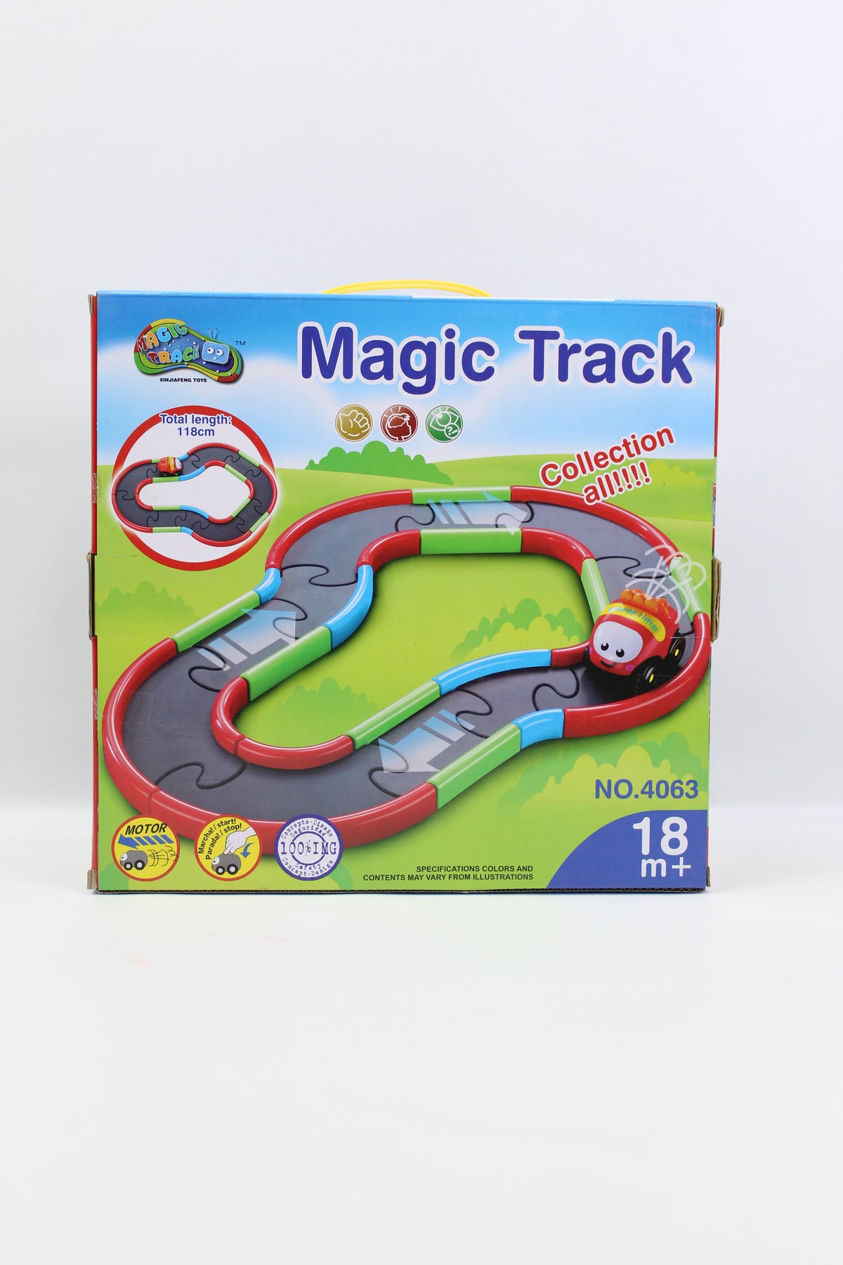 Flexible Magic Track Racing Car Play Set - Ages 18M+