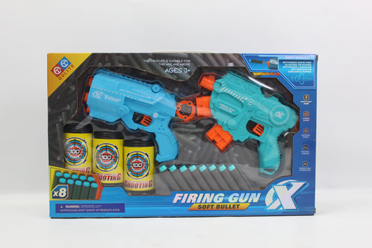 Foam Dart Blaster Pair with Darts - 2 Pack - Ages 8+