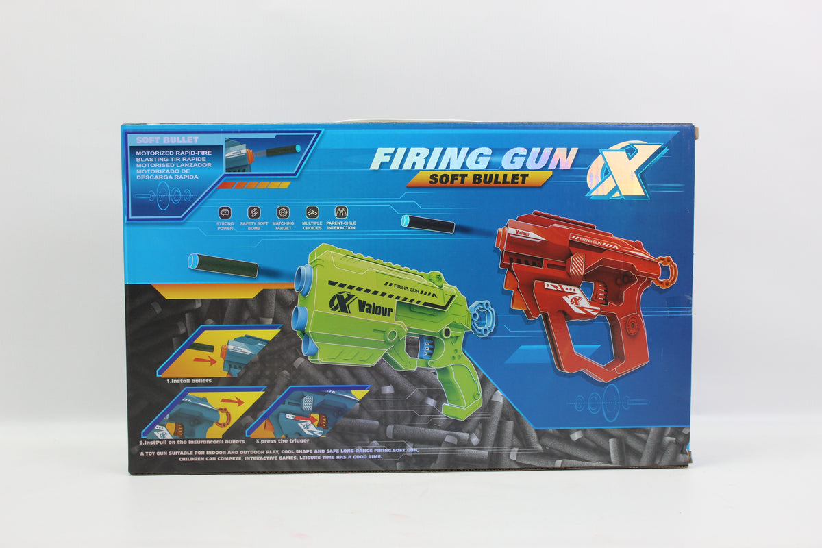 Foam Dart Blaster Pair with Darts - 2 Pack - Ages 8+