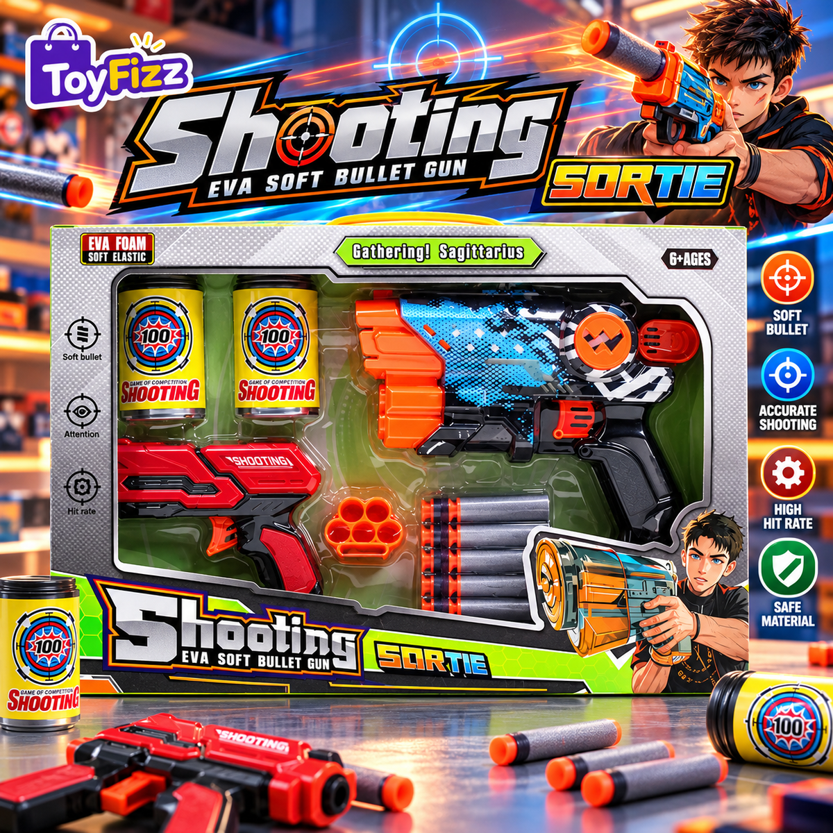 Foam Dart Blaster Play Set