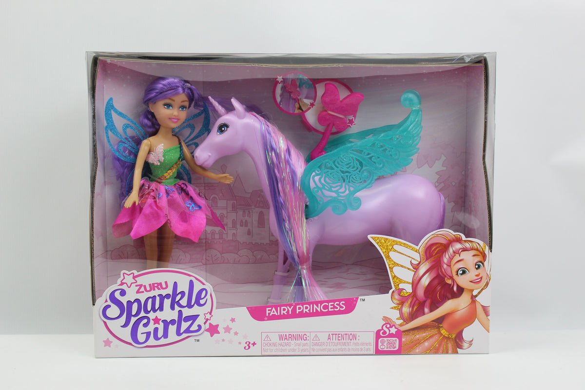GLITEEZ DOLL With HORSE PURPLE