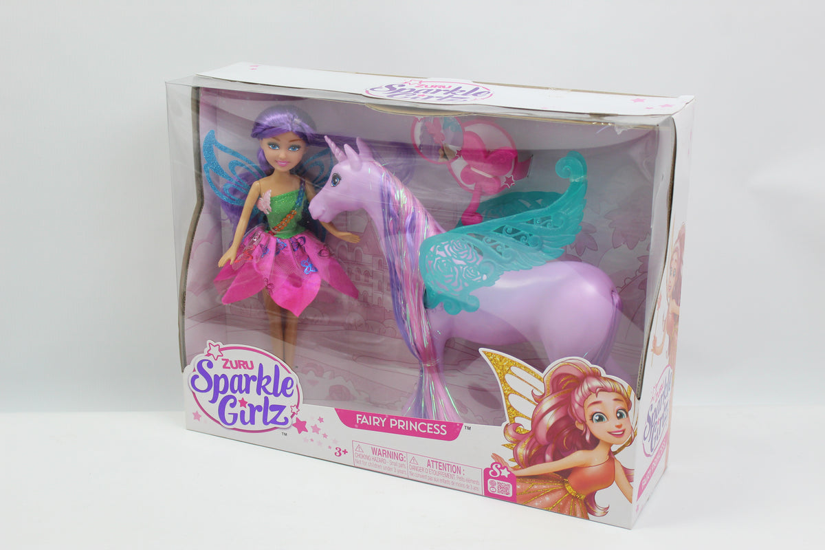 GLITEEZ DOLL With HORSE PURPLE
