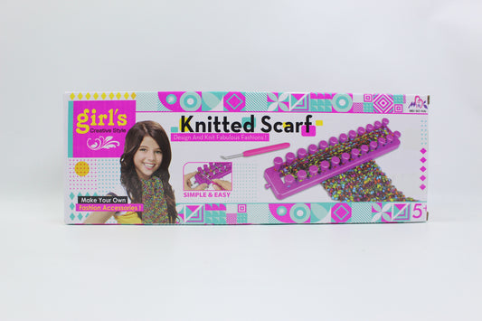 Girl's Creative Style Knitted Scarf Loom Set - Ages 5+