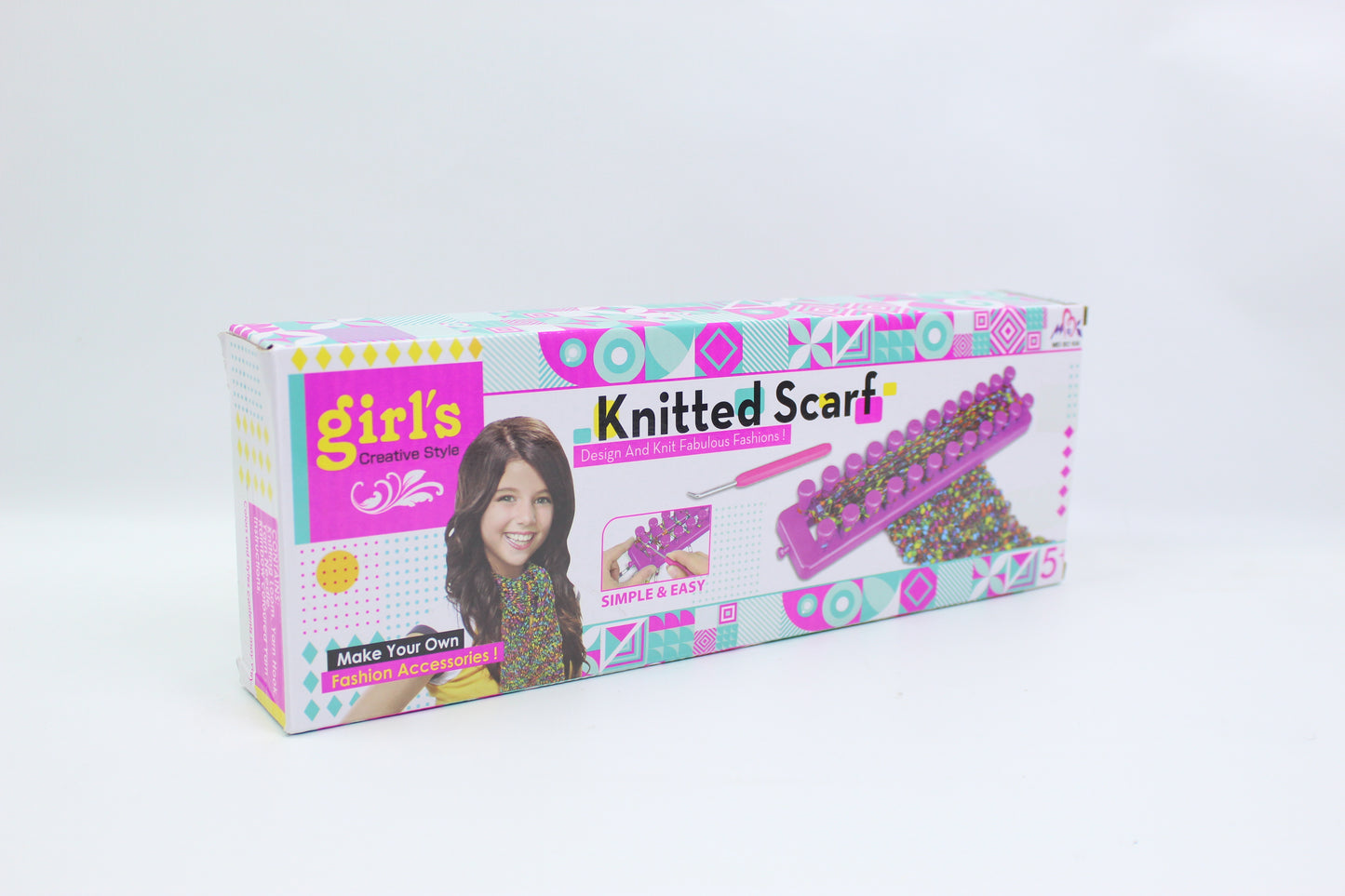 Girl's Creative Style Knitted Scarf Loom Set - Ages 5+