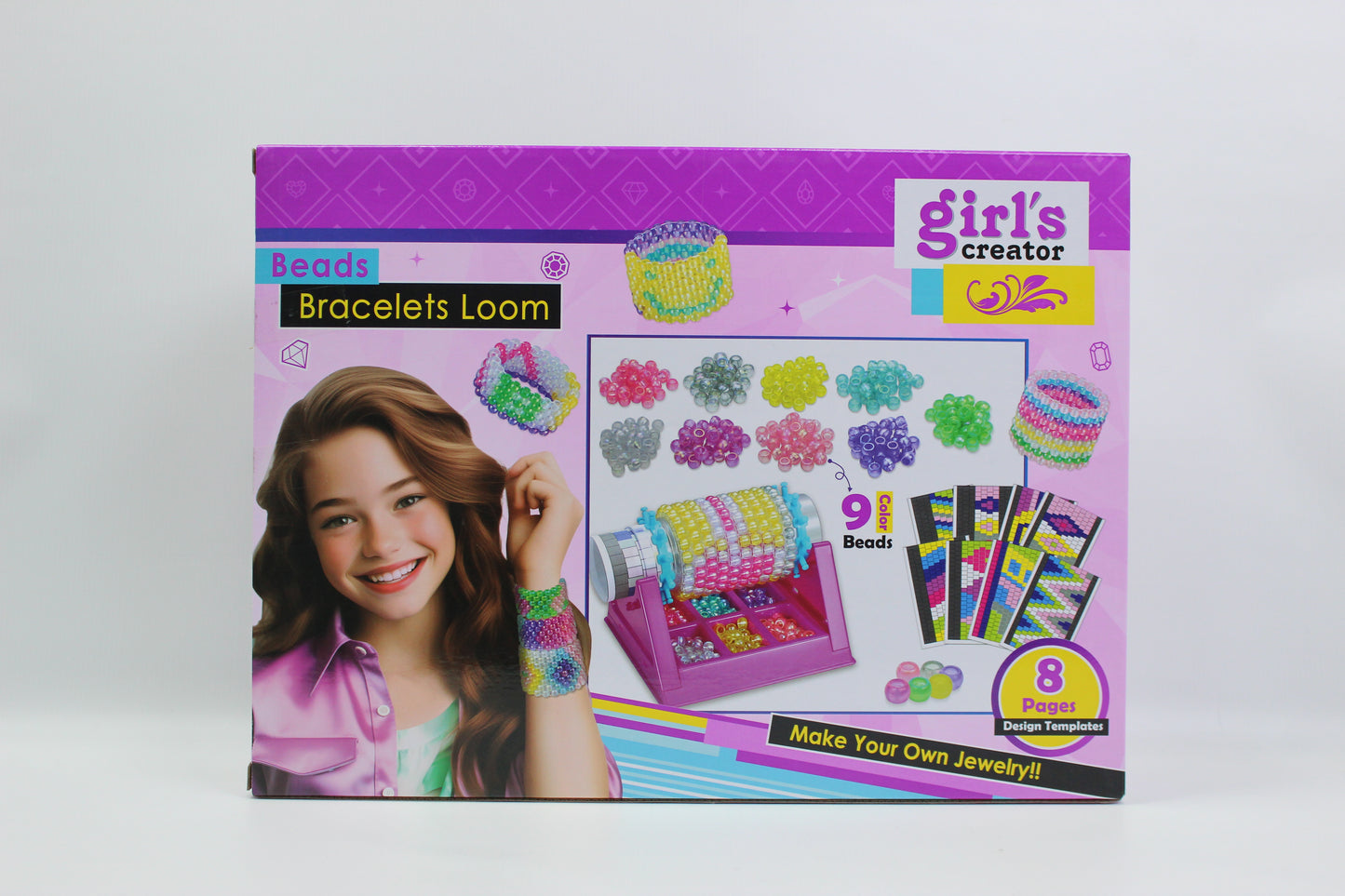 Girl's Creator Beads Bracelet Loom Set - Ages 5+