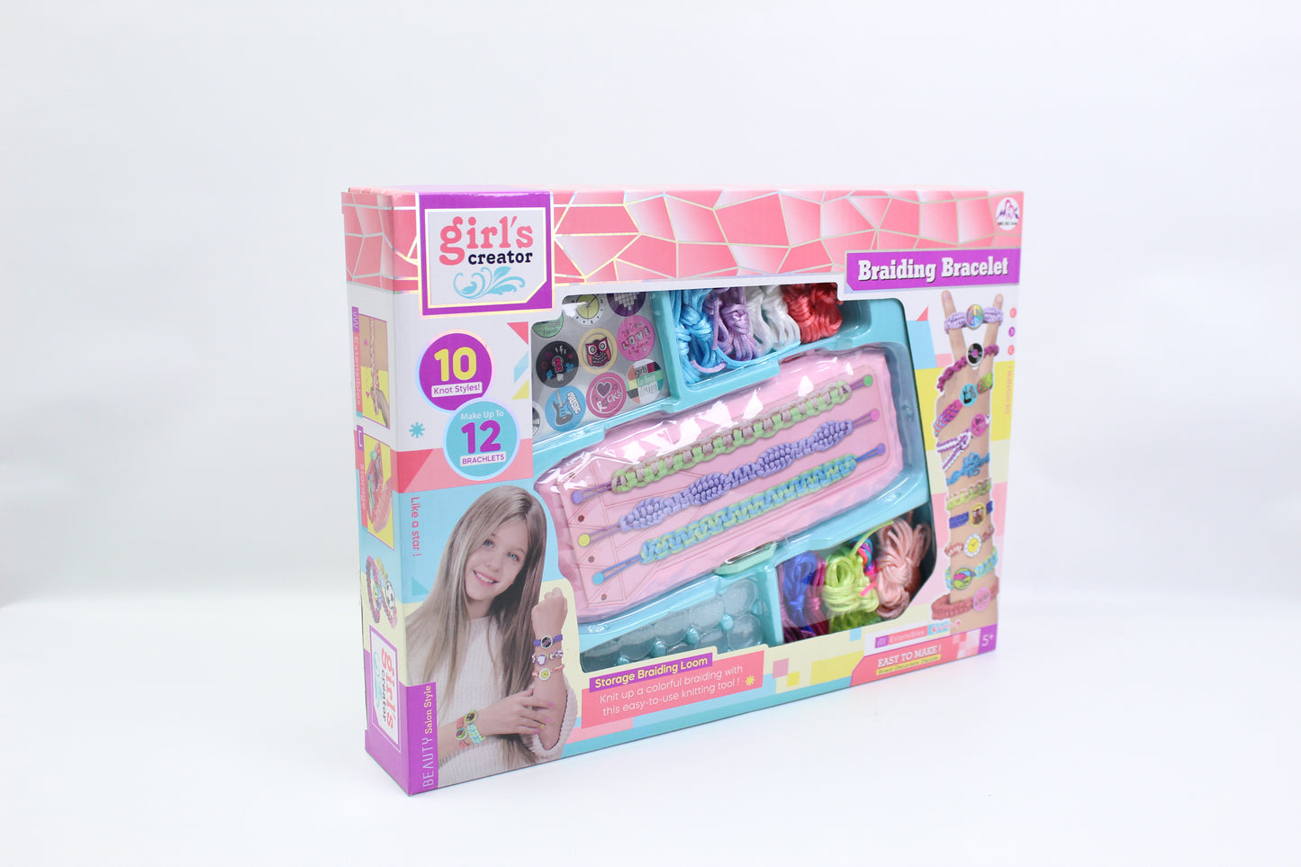 Girl's Creator Braiding Bracelet Loom Set - Ages 5+