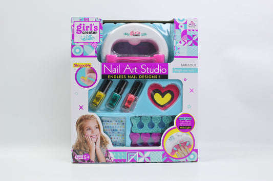 Girl's Creator Musical Nail Art Studio Set - Ages 5+