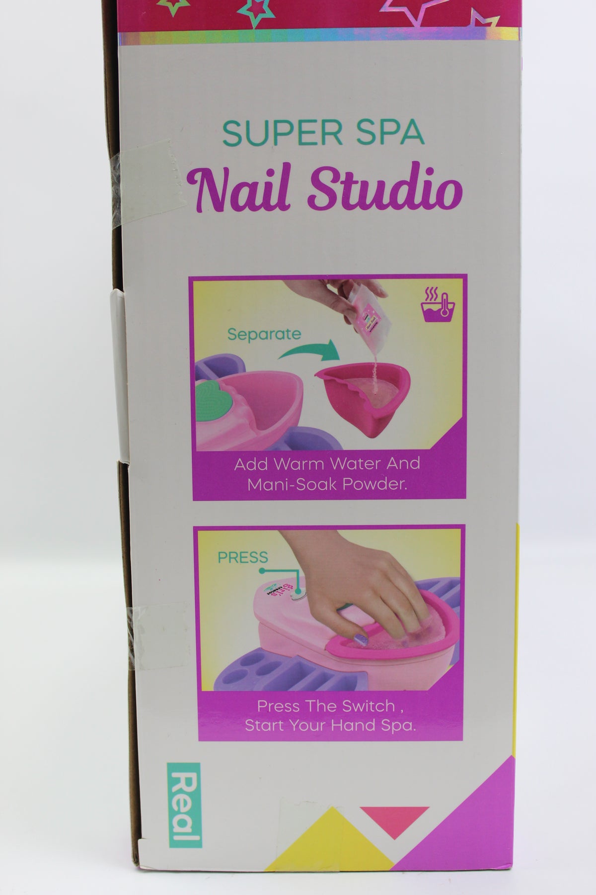 Girl's Creator Spa Nail Studio with Light-Up Nail Dryer - Ages 5+