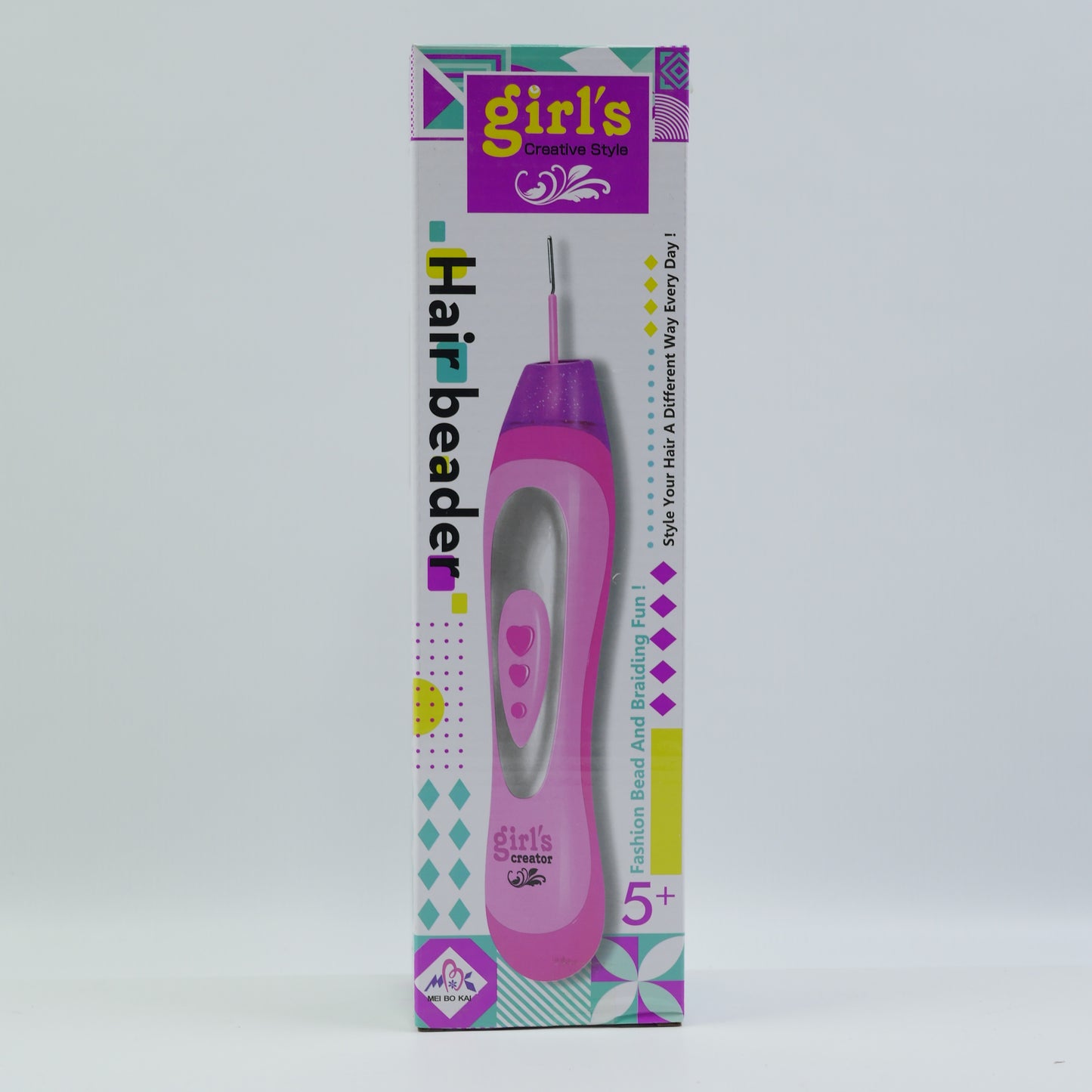 Girls Hair Beader Styling Tool Set for Kids
