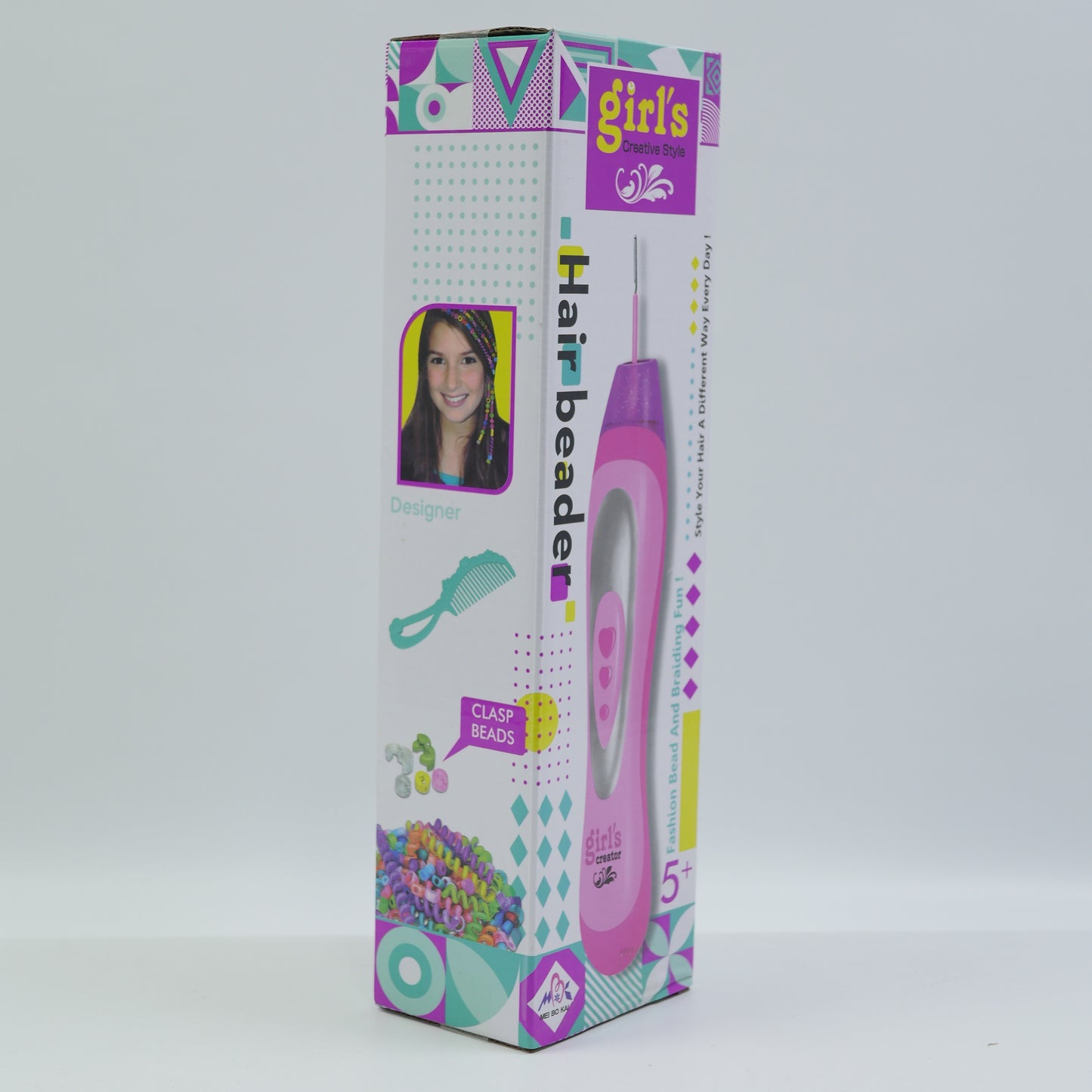 Girls Hair Beader Styling Tool Set for Kids
