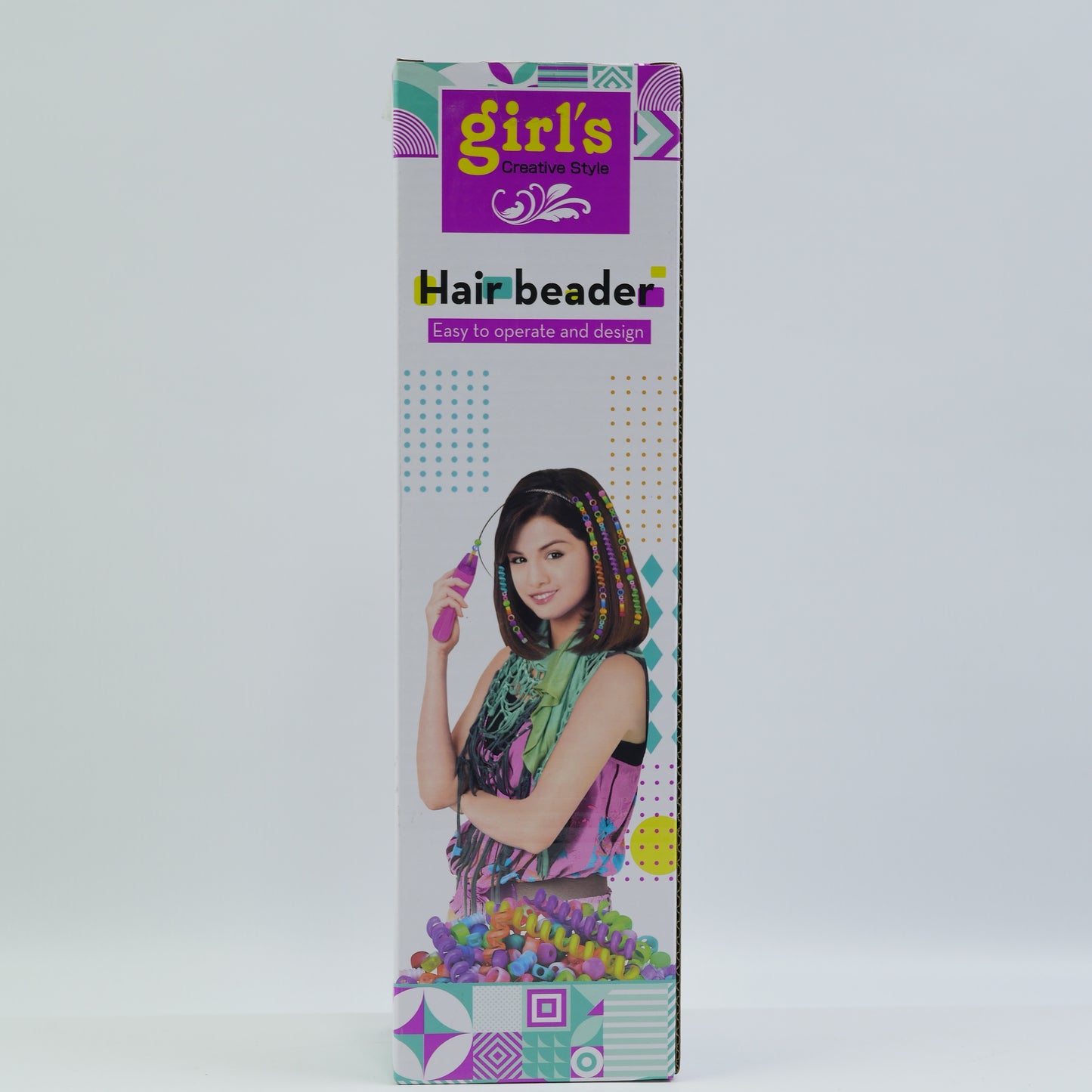 Girls Hair Beader Styling Tool Set for Kids