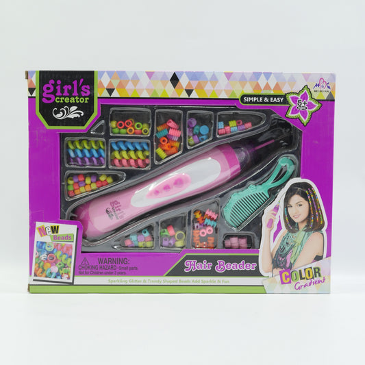 Hair Beader and Beauty Styling Set for Kids