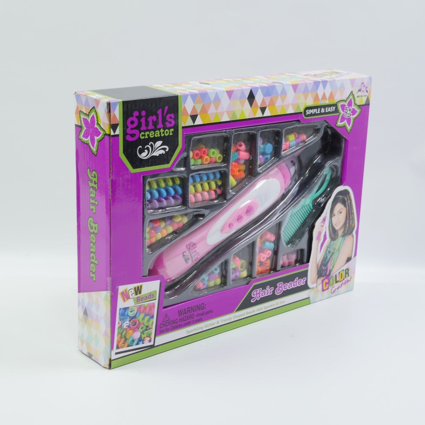 Hair Beader and Beauty Styling Set for Kids