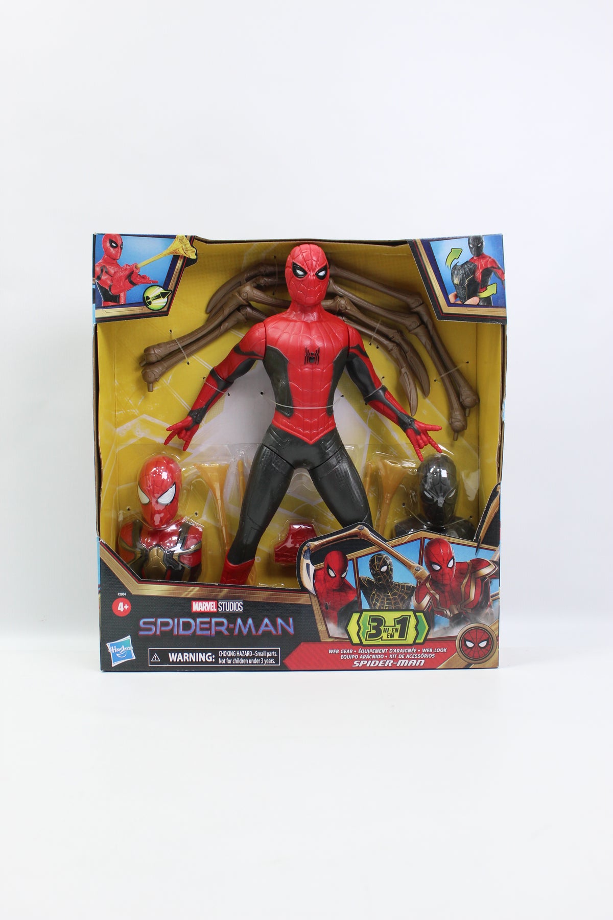 Hasbro BLACK SP-MAN FIGURE 3-in-1