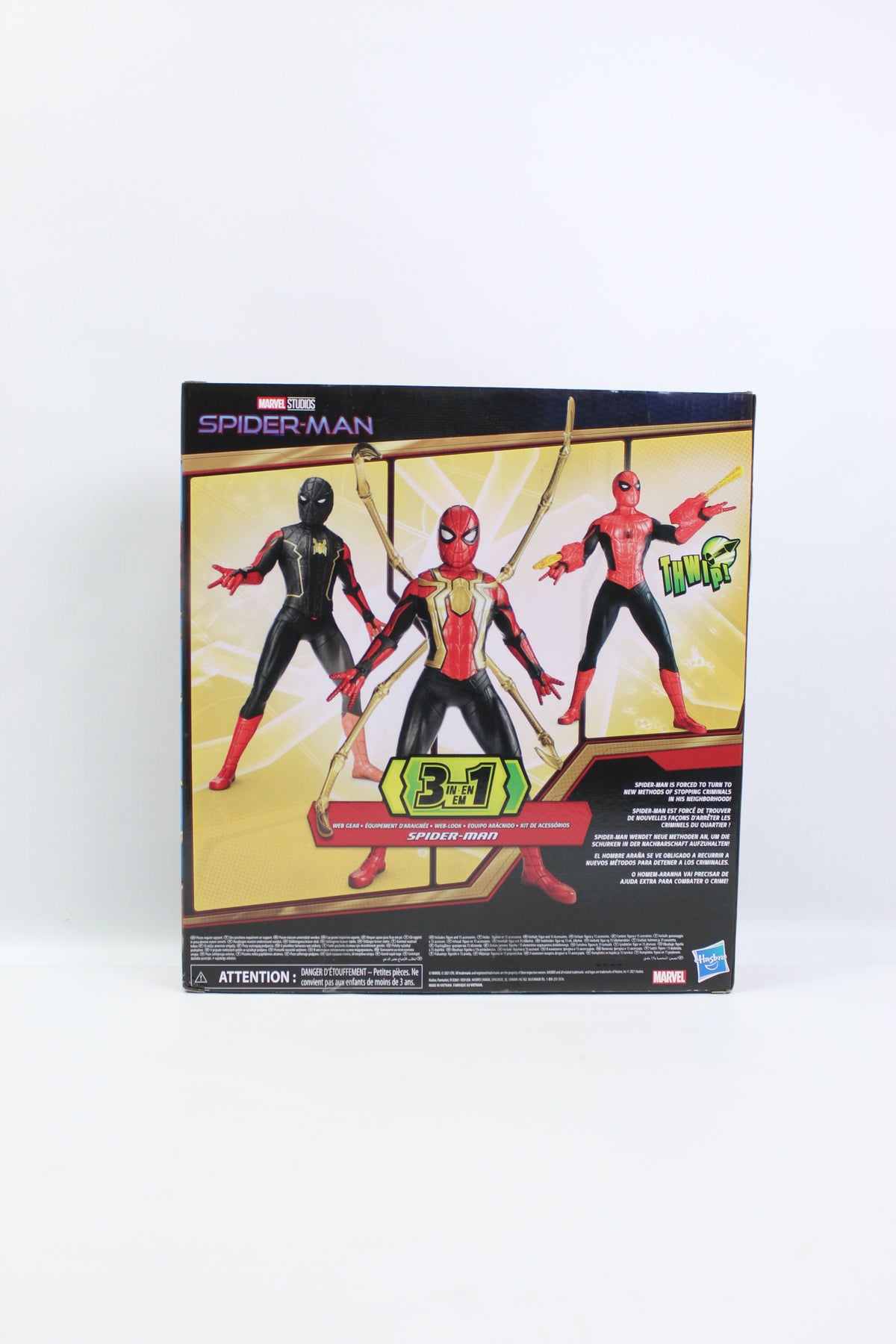Hasbro BLACK SP-MAN FIGURE 3-in-1