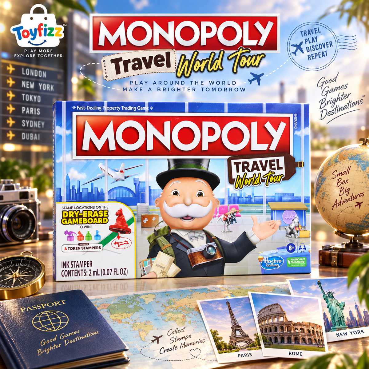 Hasbro MONOPOLY TRAVEL GAME
