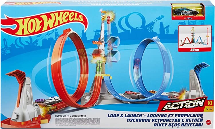 Hot Wheels Action Loop & Launch Track Set
