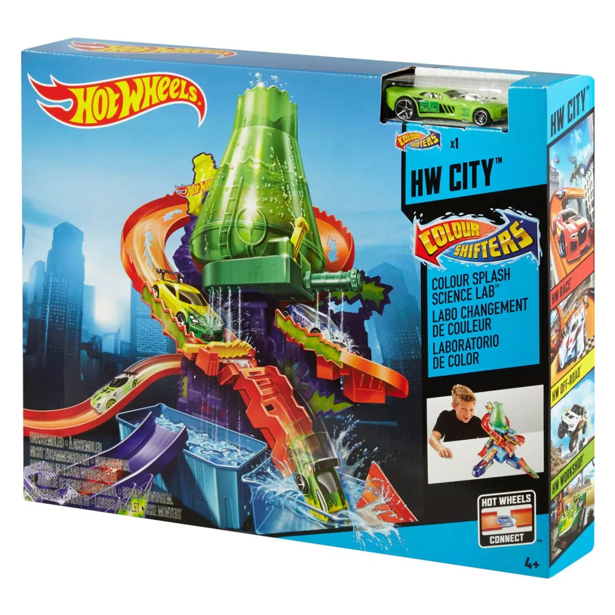 Hot Wheels City Science Lab Track Playset