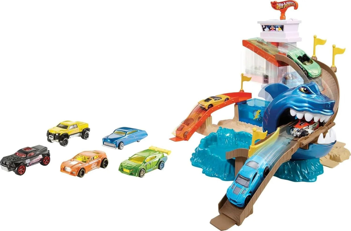Hot Wheels City Sharkport Showdown Playset