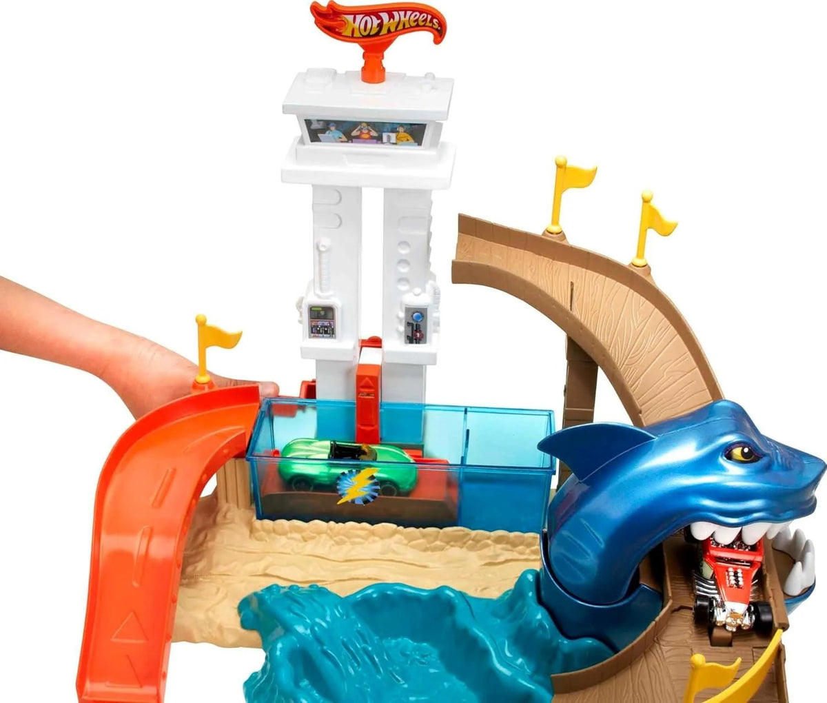 Hot Wheels City Sharkport Showdown Playset