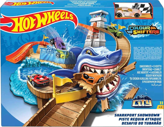 Hot Wheels City Sharkport Showdown Playset