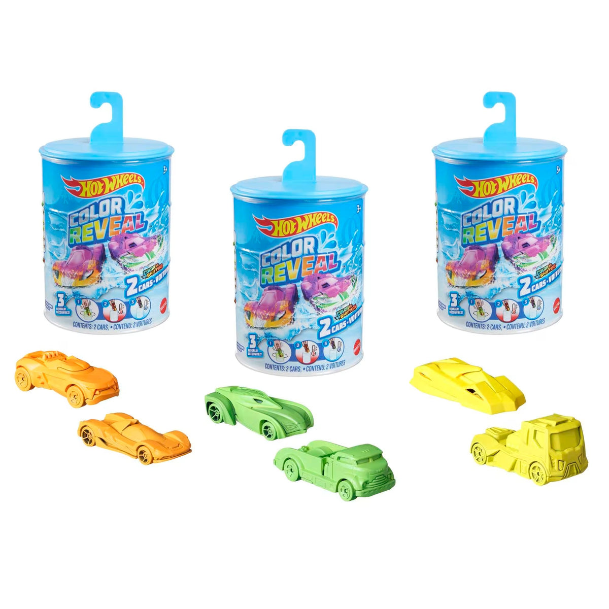 Hot Wheels Color Reveal 2-Car Pack - Assorted Colors