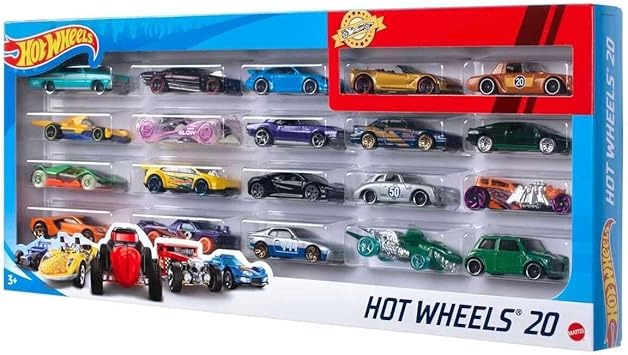 Hot Wheels Essentials 20-Car Pack