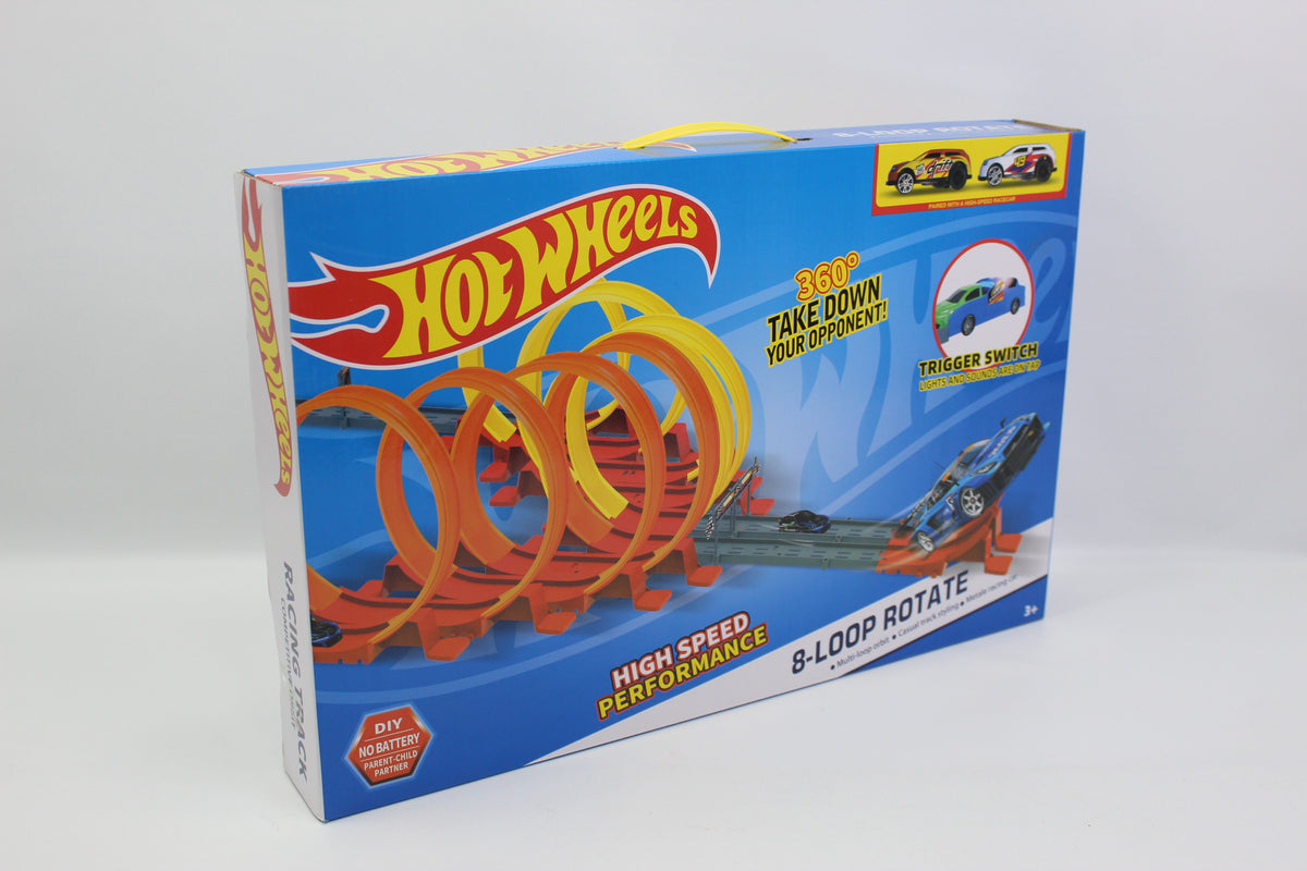 Hot Wheels Loop Racing Track Set - 70 Pieces