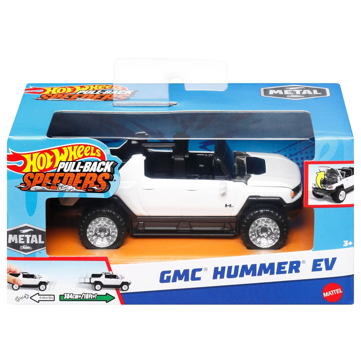 Hot Wheels Pull-Back Toy Vehicle - Assorted Design