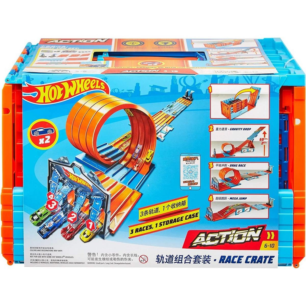 Hot Wheels Race Crate Track Set
