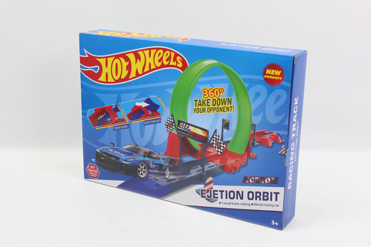 Hot Wheels Racing Track Set - 18 Pieces