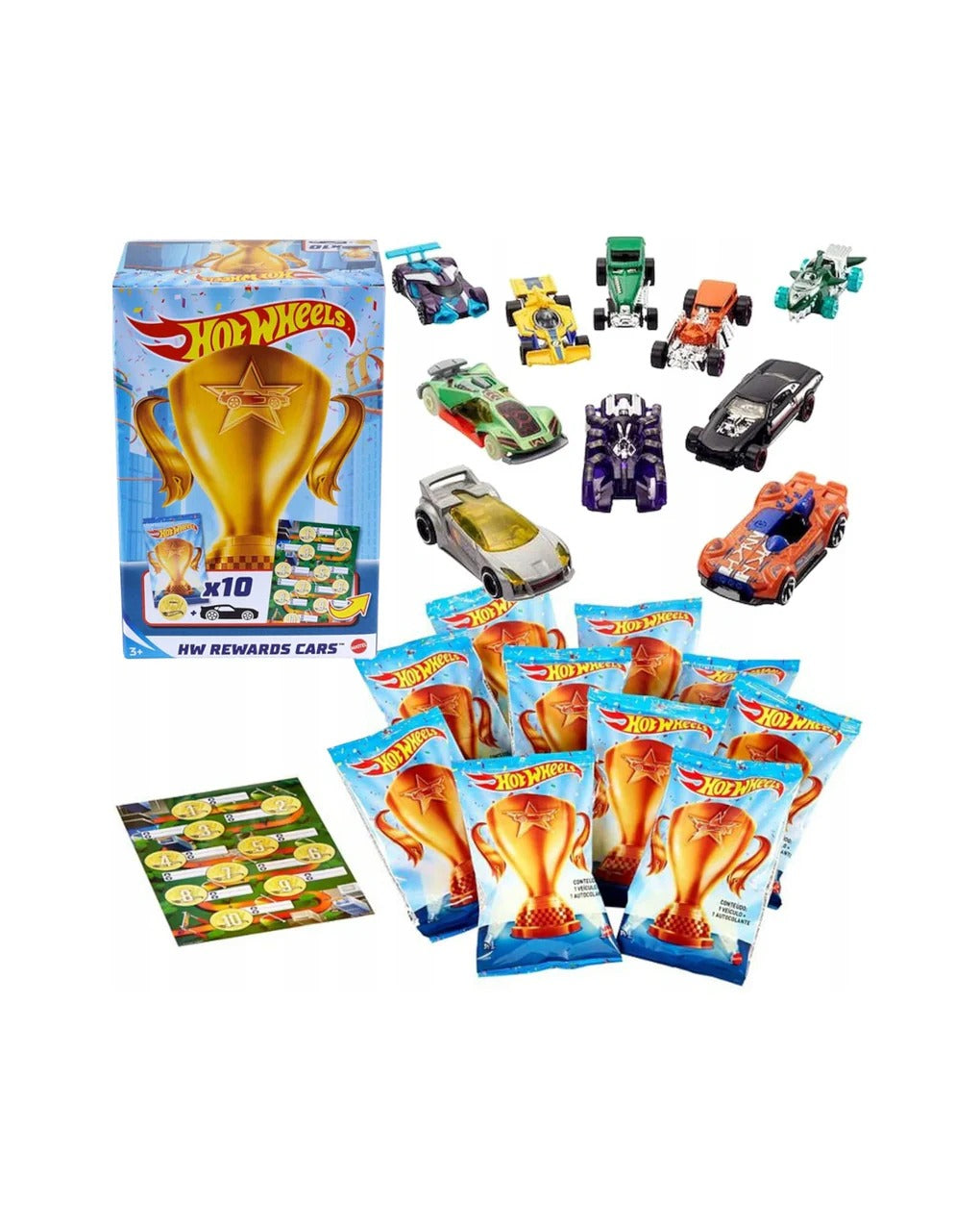 Hot Wheels Rewards Cars 10-Car Pack