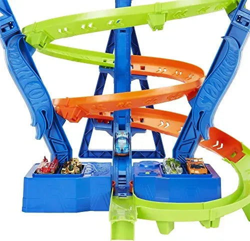 Hot Wheels Spiral Crash Track Set
