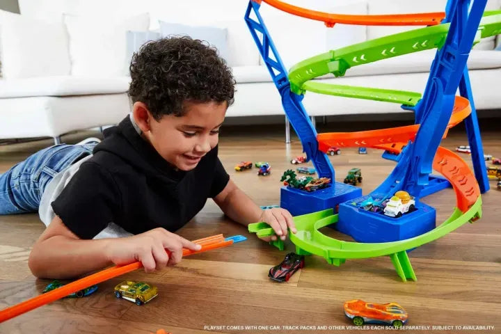 Hot Wheels Spiral Crash Track Set