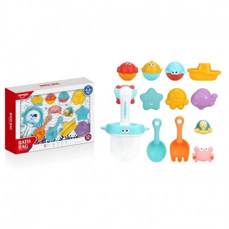 Huanger 10 Piece Animal Bath Toy Set - Ages 12M+
