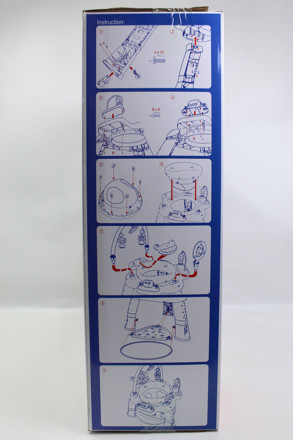 Huanger 3-in-1 Musical Jump & Gym Walker - Ages 12M+