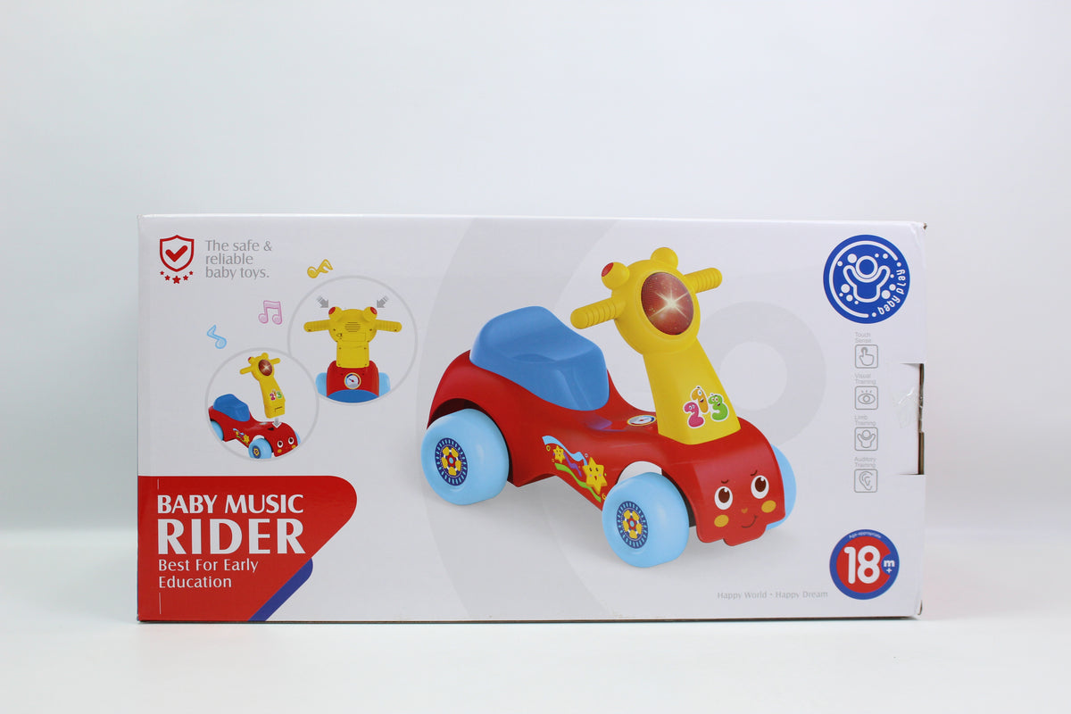 Huanger Baby Musical Ride-On Car - Ages 18M+