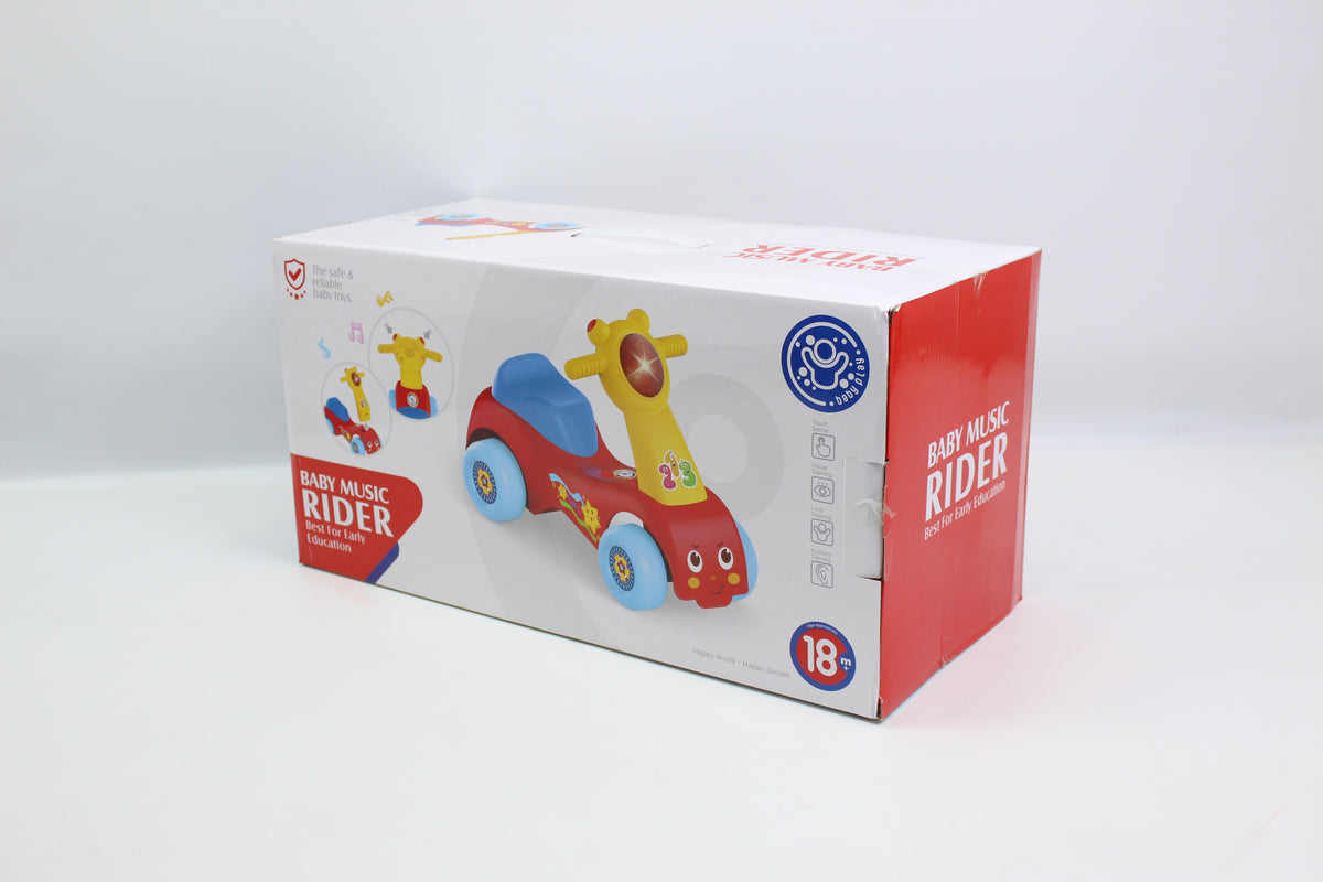Huanger Baby Musical Ride-On Car - Ages 18M+