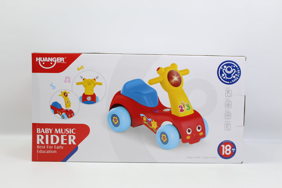 Huanger Baby Musical Ride-On Car - Ages 18M+