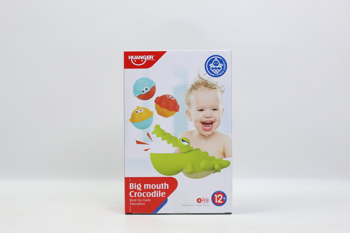 Huanger Big Mouth Crocodile Stacking Toy - Ages 12M+