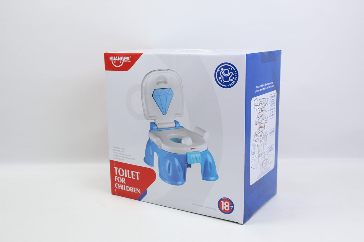Huanger Children's Potty Training Chair - Blue - Ages 18M+