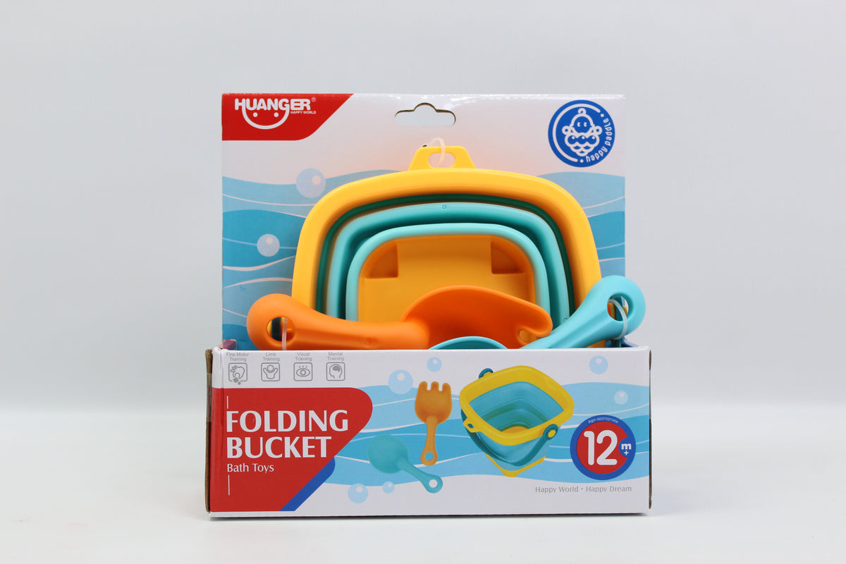 Huanger Folding Bath Bucket Toy - Ages 12M+