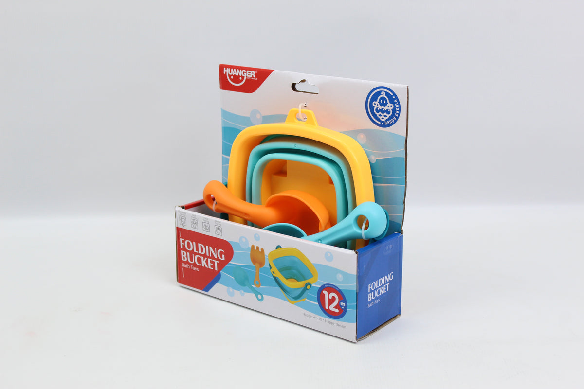 Huanger Folding Bath Bucket Toy - Ages 12M+